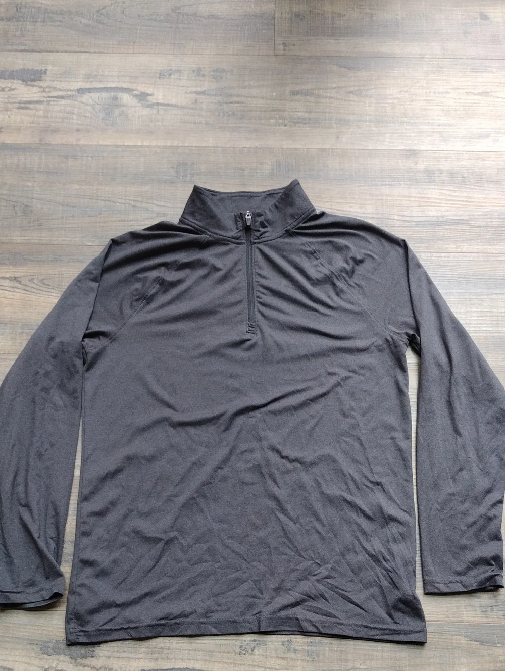 Old Navy Men's Charcoal Quarter-Zip Performance Top